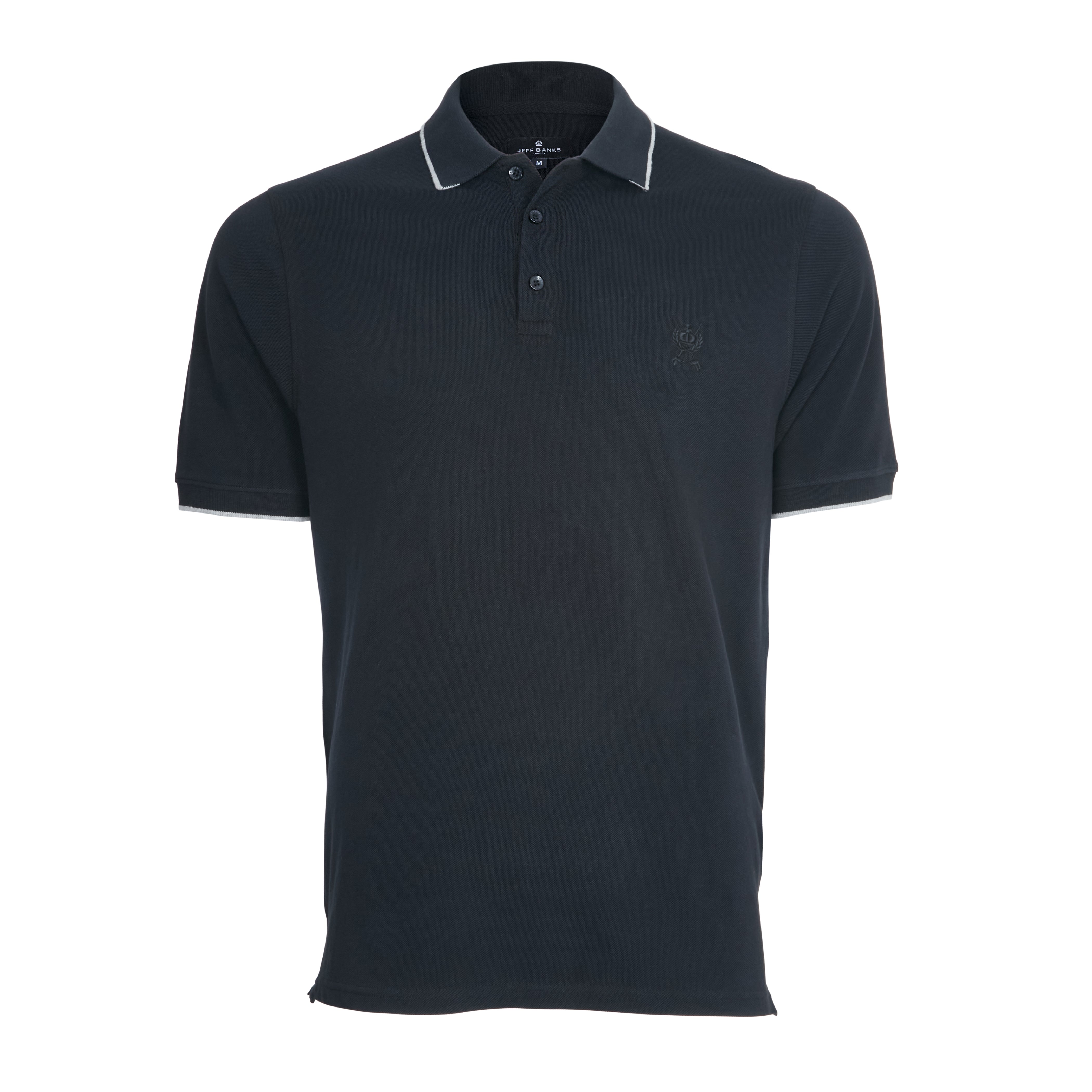 T-shirt homme col rond bleu manches longues Jeff Banks L T-shirt homme col rond bleu manches longues Jeff Banks L