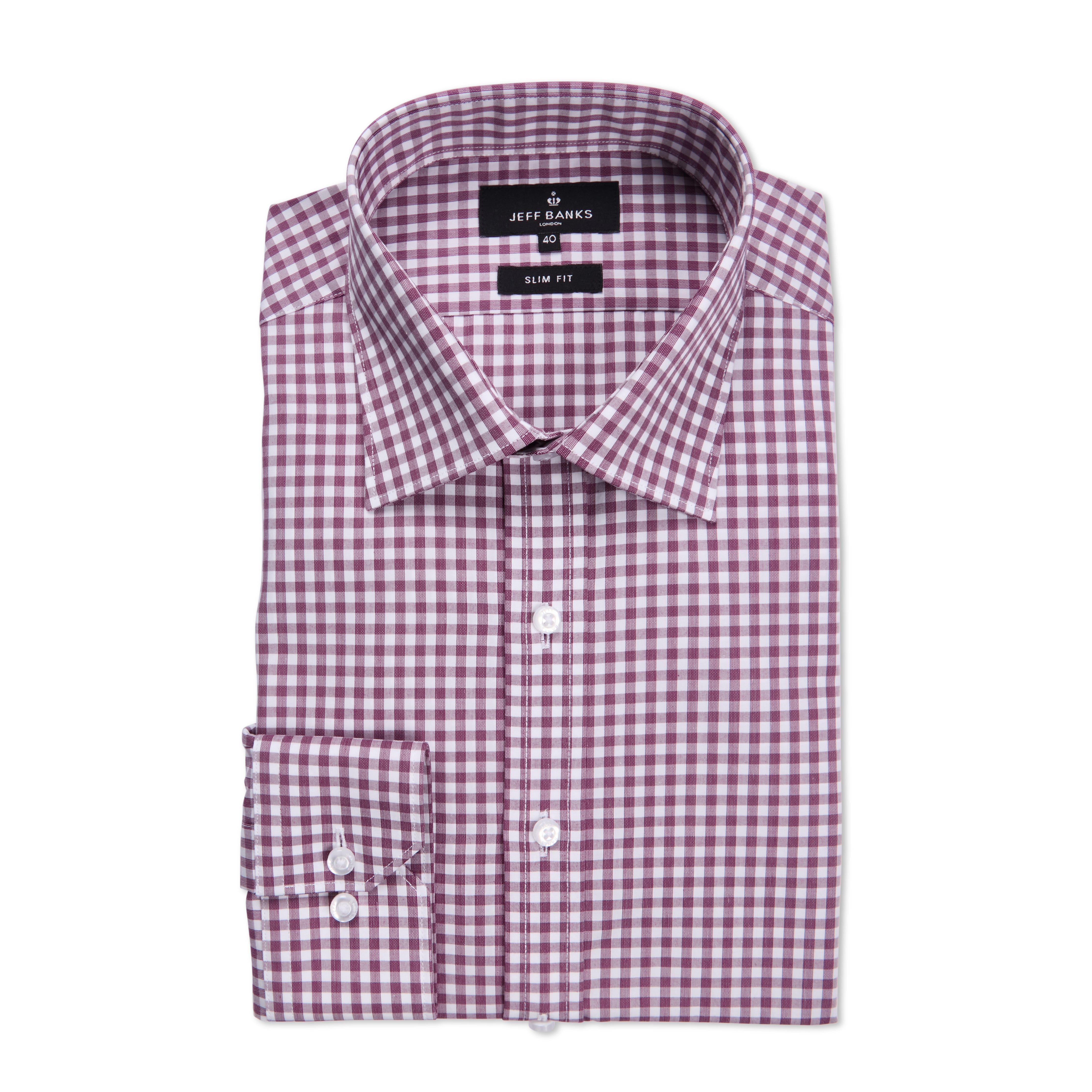 SUPER-FINE POPLIN CHECK  SLIM FIT