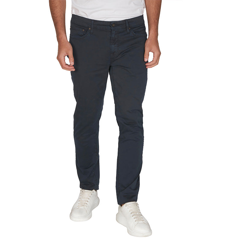 GARMENT DYED 5 PKT STRETCH TWILL PANT