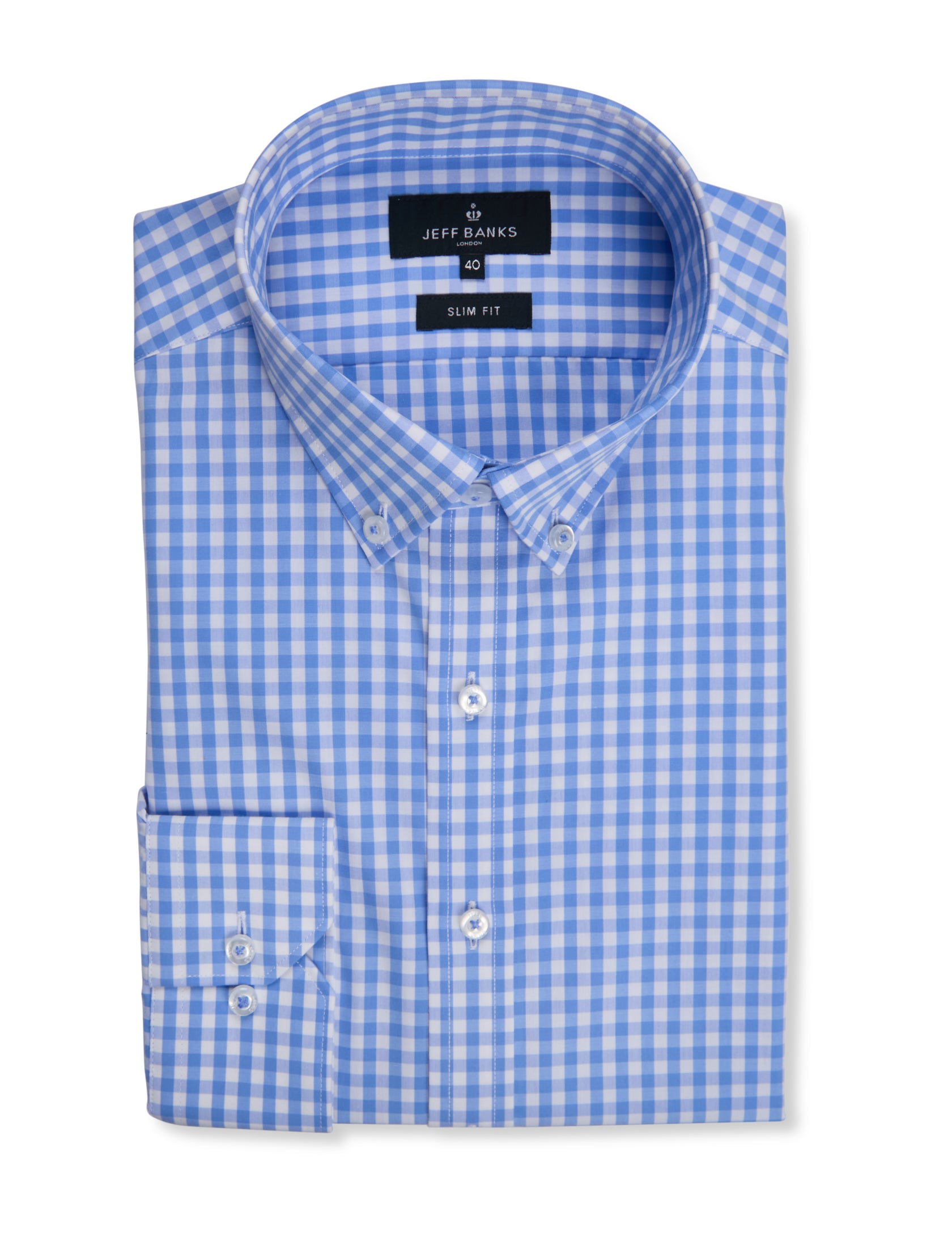 BROMPTON GINGHAM CHECK SLIM FIT SHIRT